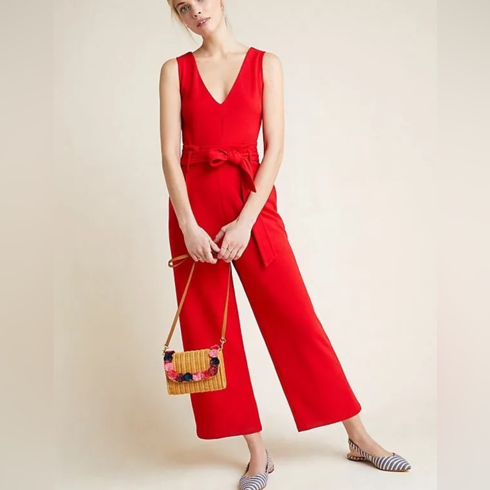 NWT Anthropologie Cathy Structured Jumpsuit Size S